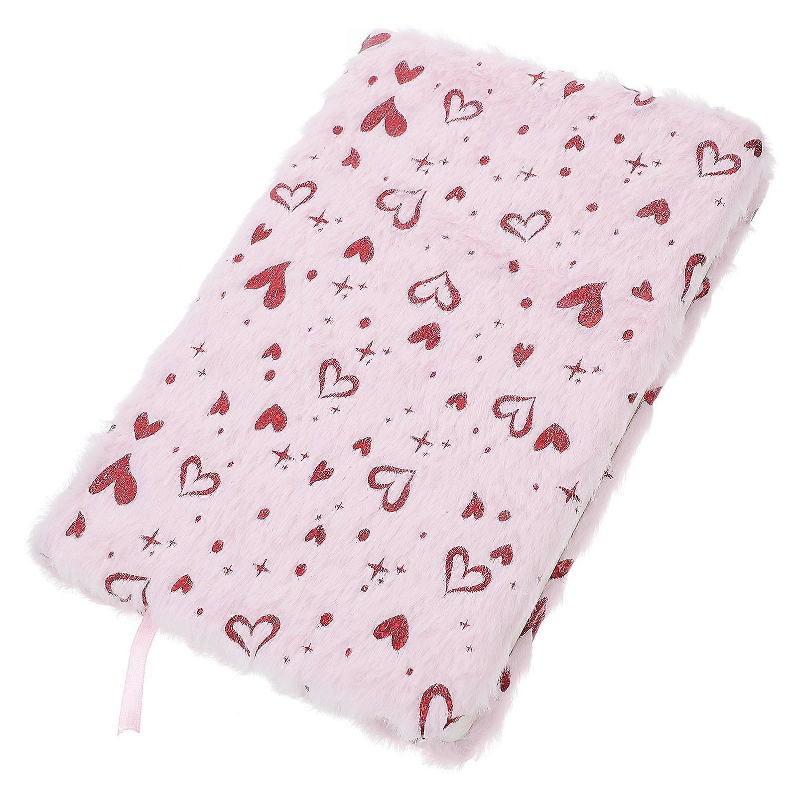 Plush Notebook Multifunction Notebook Travel Recording Lovers .20X14.70X2.20CM Diary Recording 1Pack