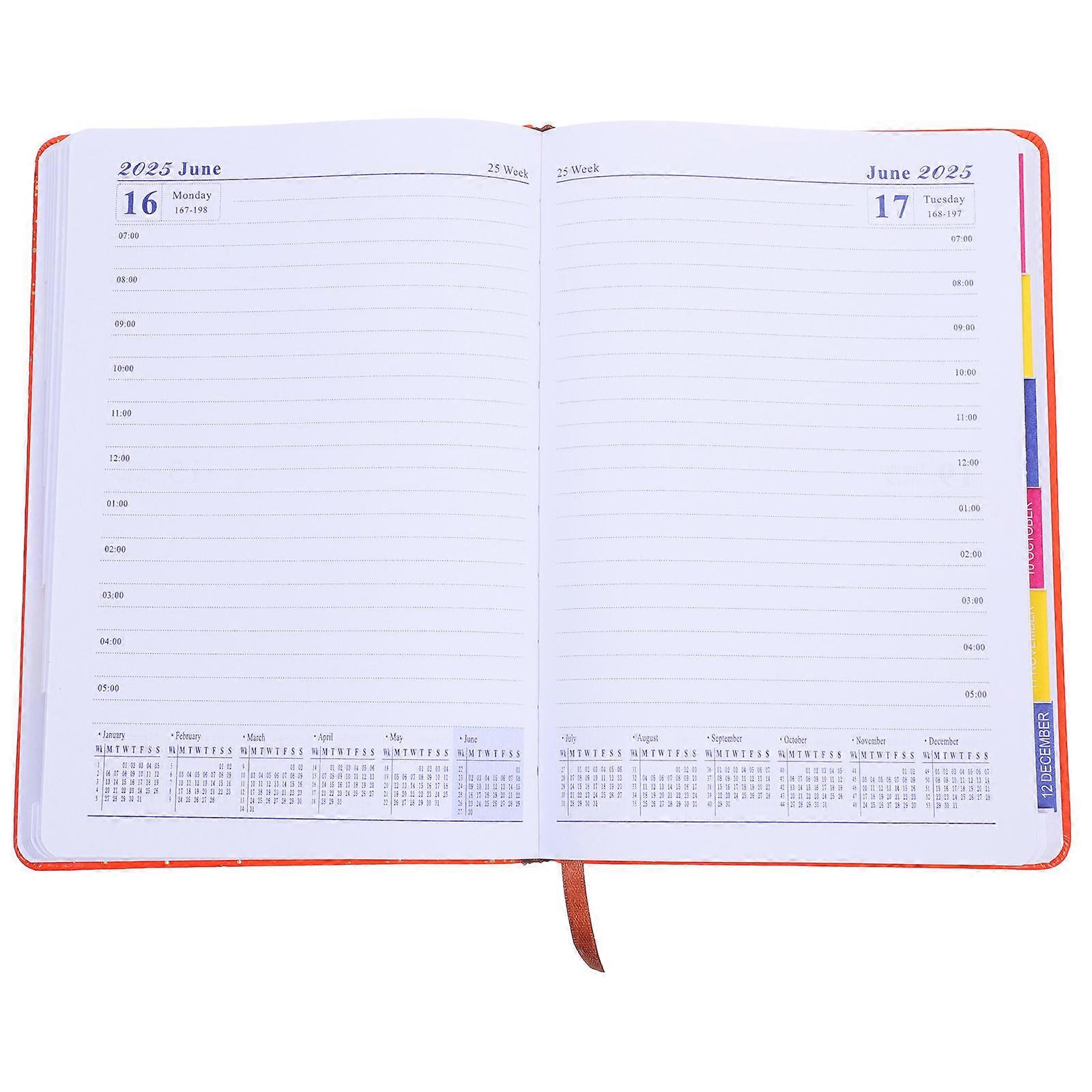 Notebook Planner Daily Planner Aesthetic .20X14.50X2.00CM Tracking 1Pack