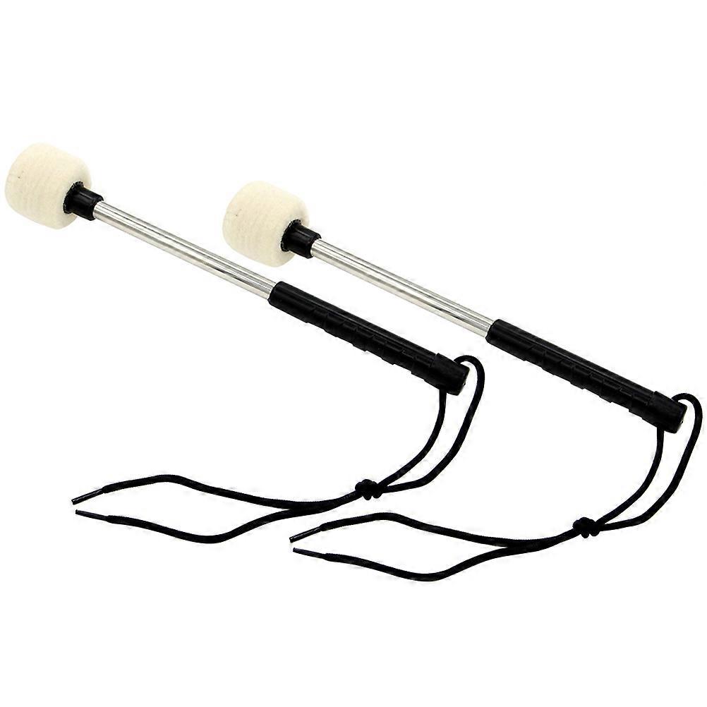 Felt Mallets Drum Mallets Collection Snare Drum Music Practice Performance 32x5x5 Cm Durable Use 2Pcs