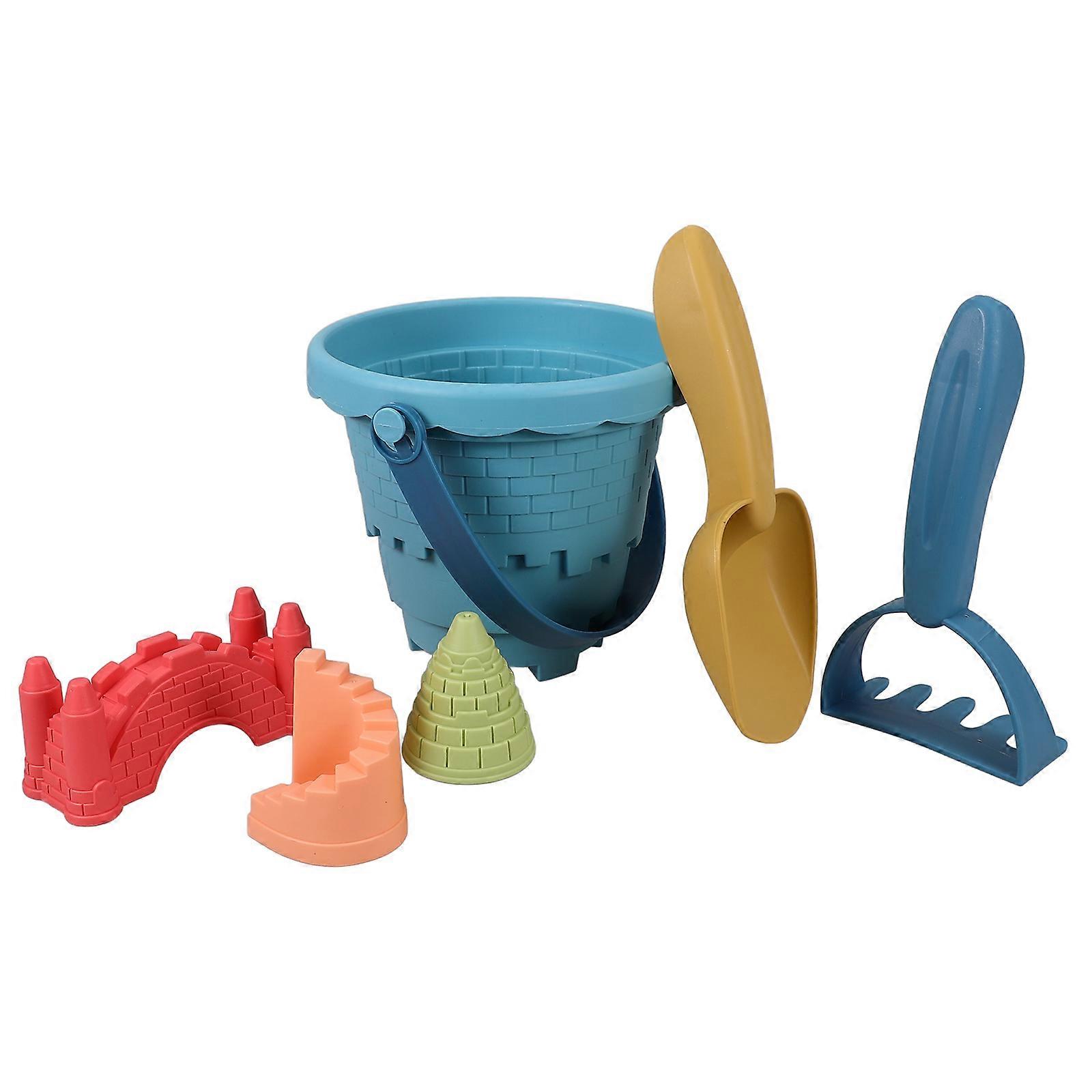 Beach Sand Playset with Bucket and Spade for Outdoor Fun at Beach, Pool, or Garden – Strengthen Family Bonds through Creative Play – Random Color