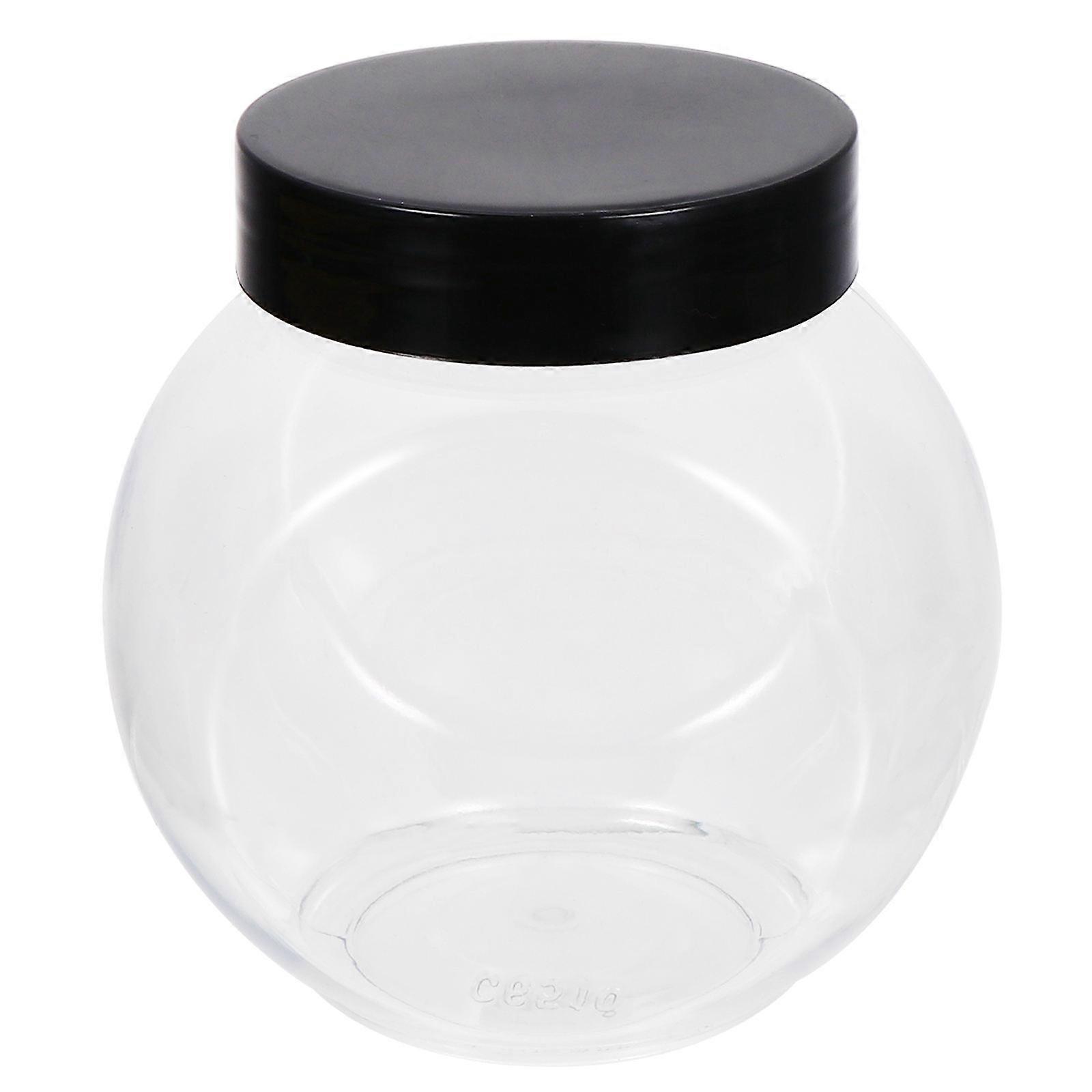 1 Set 10 Pcs 424ml Plastic Honey Sugar Foods Storage Cans (Transparent)