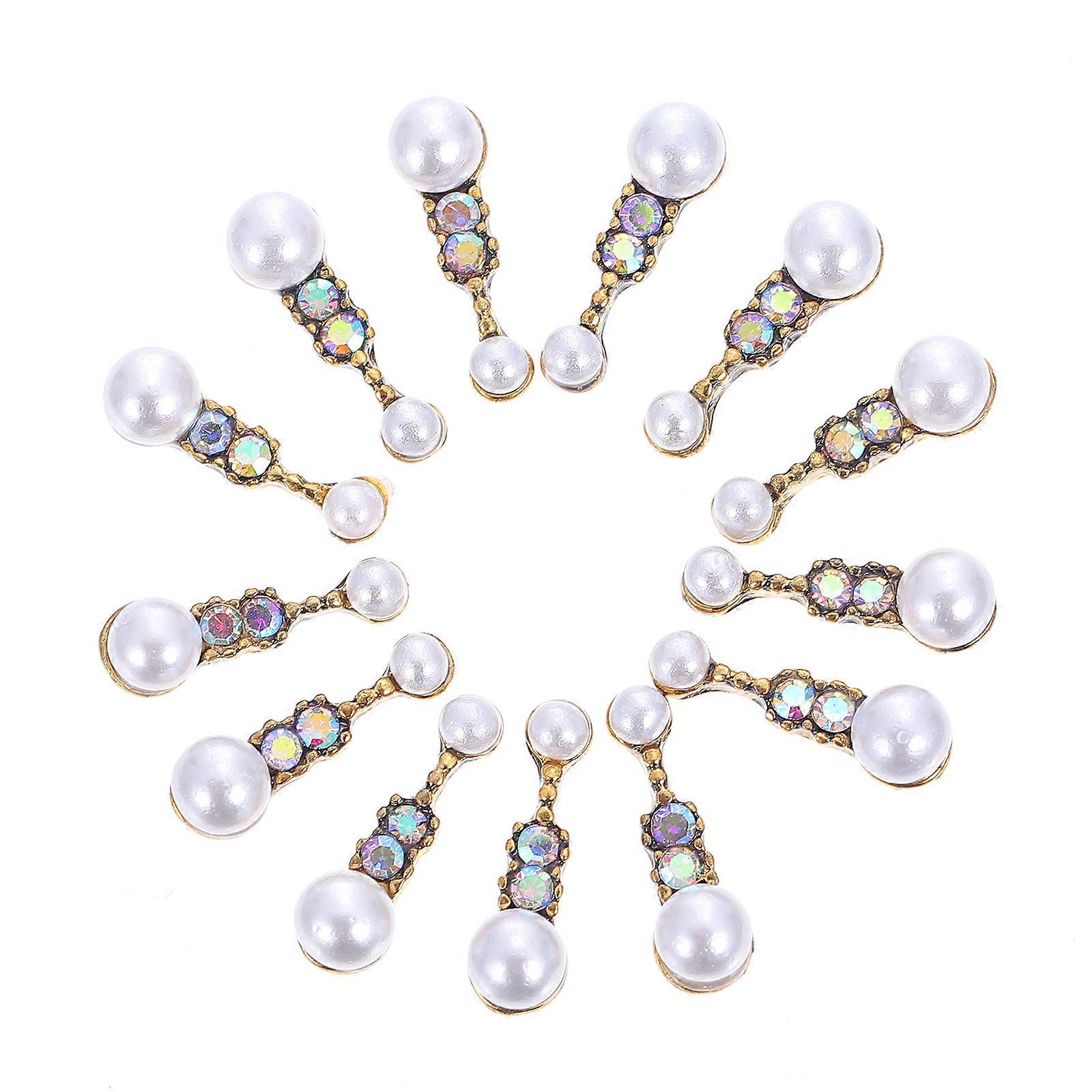Fingernail Charms 20Set DIY Accessories For Women With Oval Shape Perfect For Nail Art