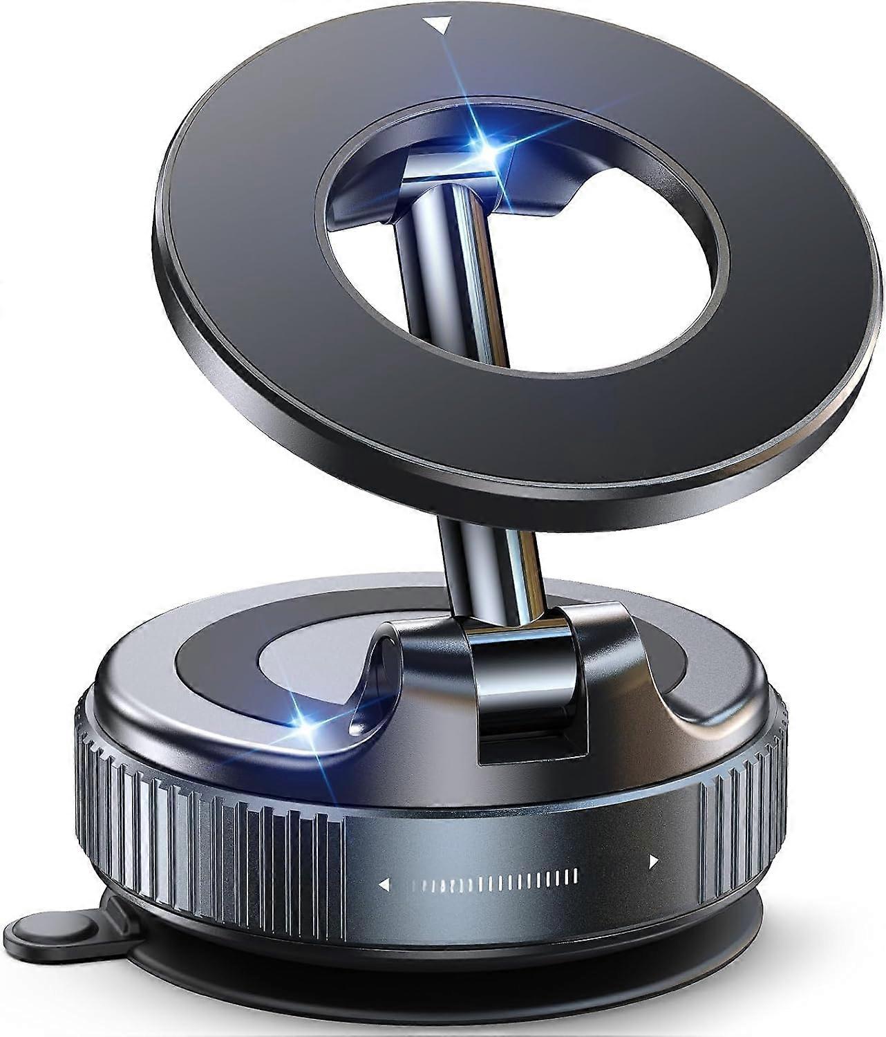 Magnetic Phone Holder with Suction Cup for MagSafe, 360° Adjustable, Foldable