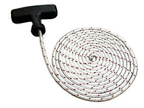 Universal Generator Engine Pull Cord Starting Lead 4mm x 2 Metres with Free Handle, Compatible with Various Models