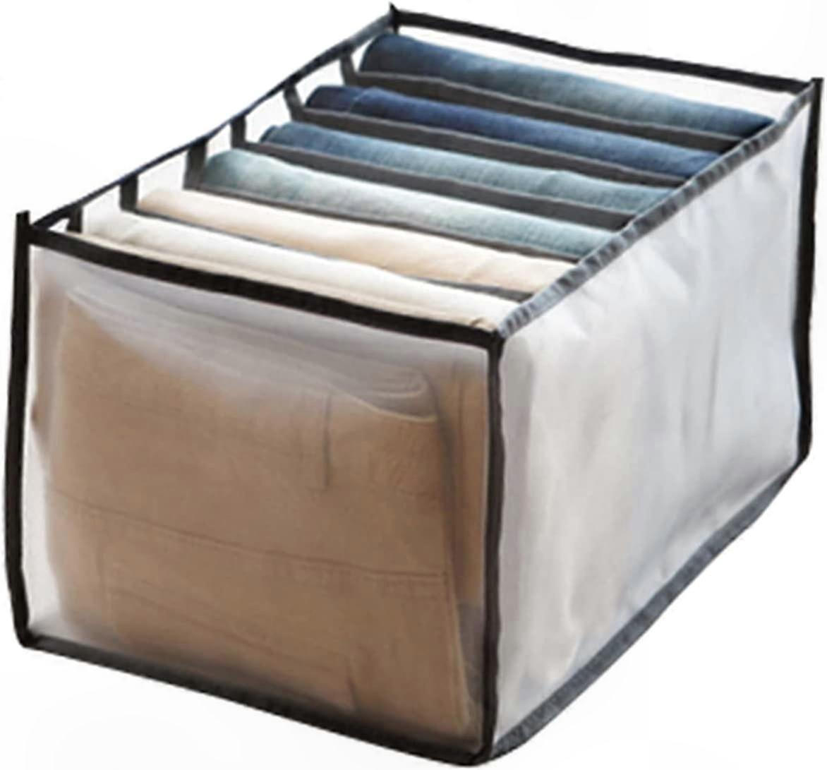 Black Clothes Organizer for Wardrobe Storage Solutions