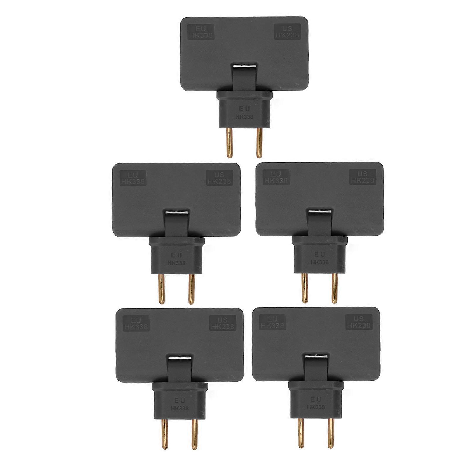 5Pcs  Socket Converter Cordless 180 Degree Extension 1 to 3  Adapter