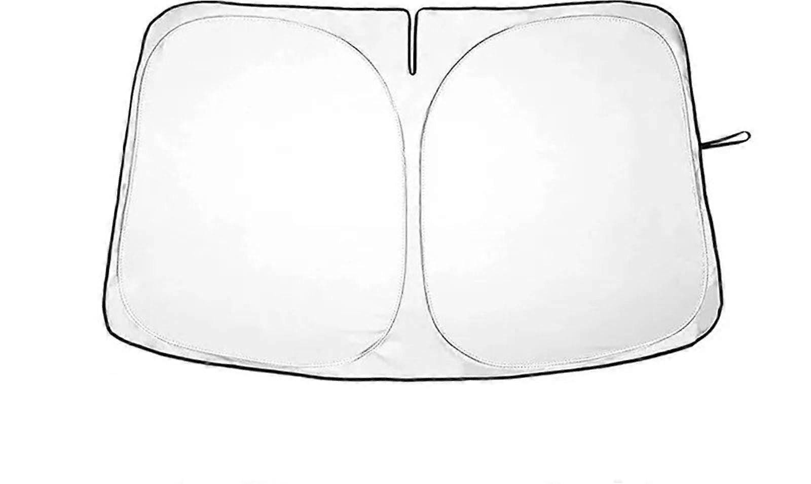 Auto Sunshade for Tesla Model 3 and Y - Windshield Sun Protection Cover, Front Window Visor, UV Blocker, 1 Piece