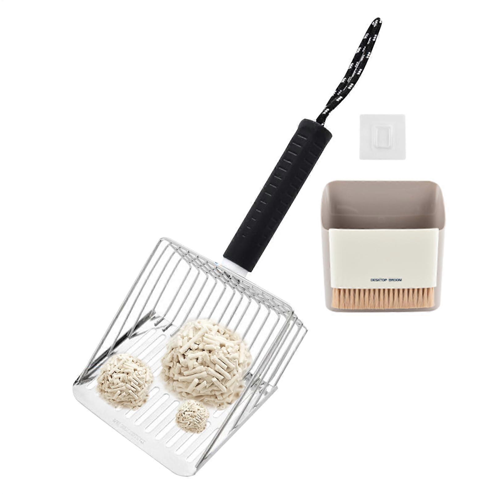 Cat Litter Scoop With Holder And Container, Durable Tool For Gardening And Home Cleaning