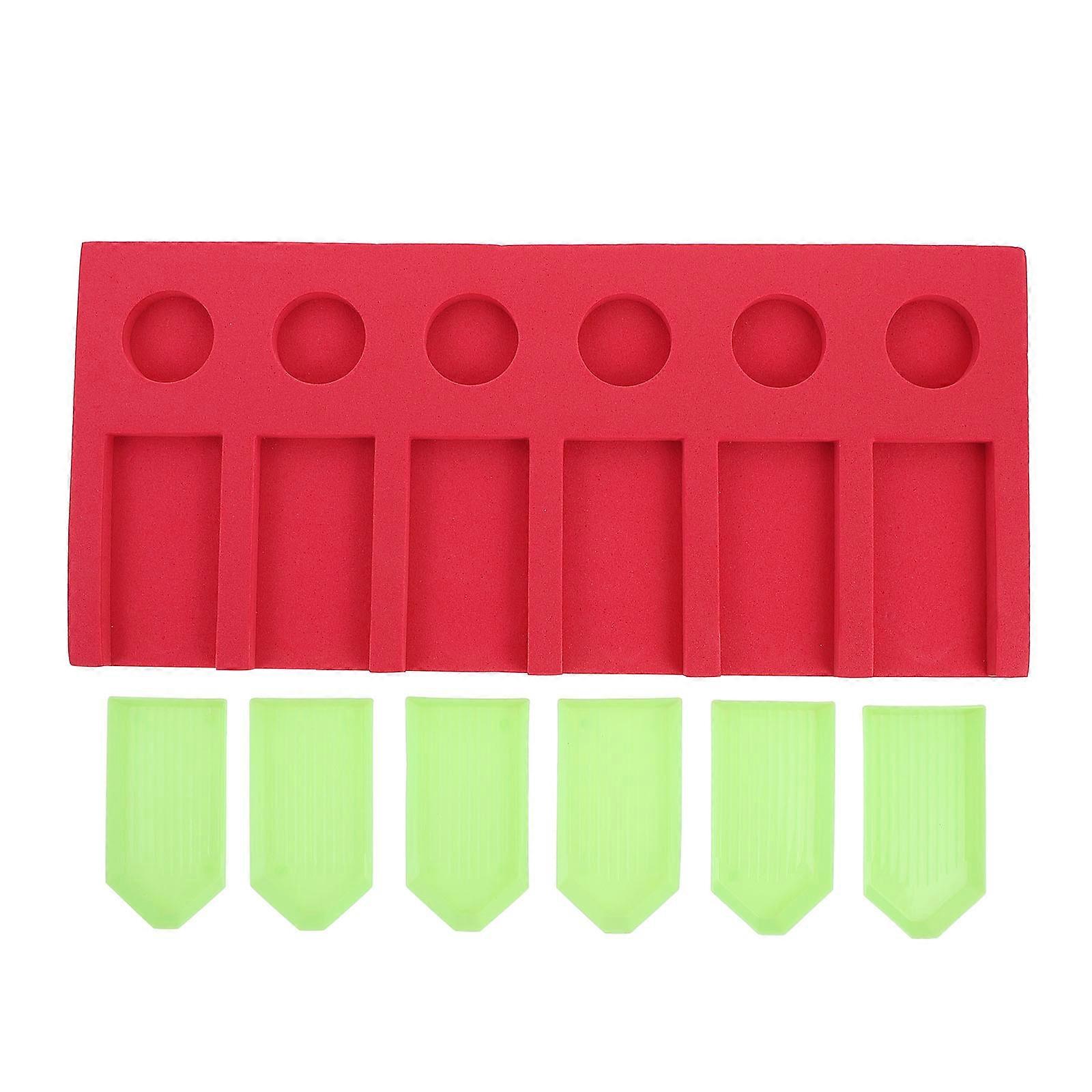 Red Foam Diamond Trays for Storage Great for Organizing Small Items like Beads and Diamonds 1 Set