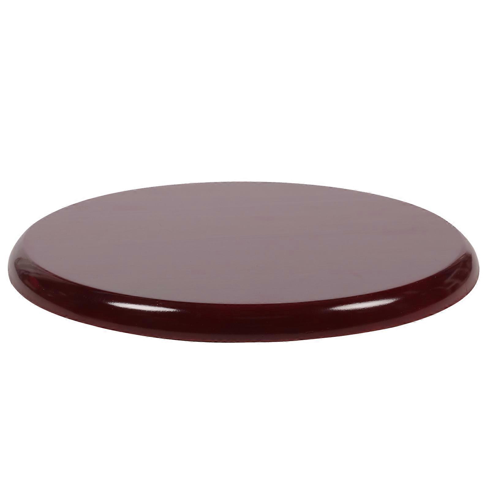 Round Stool Cushion Cover Wood Material Sturdy Extend Life of Stool Restaurant Use Hotel Use Simple Design 1Pcs