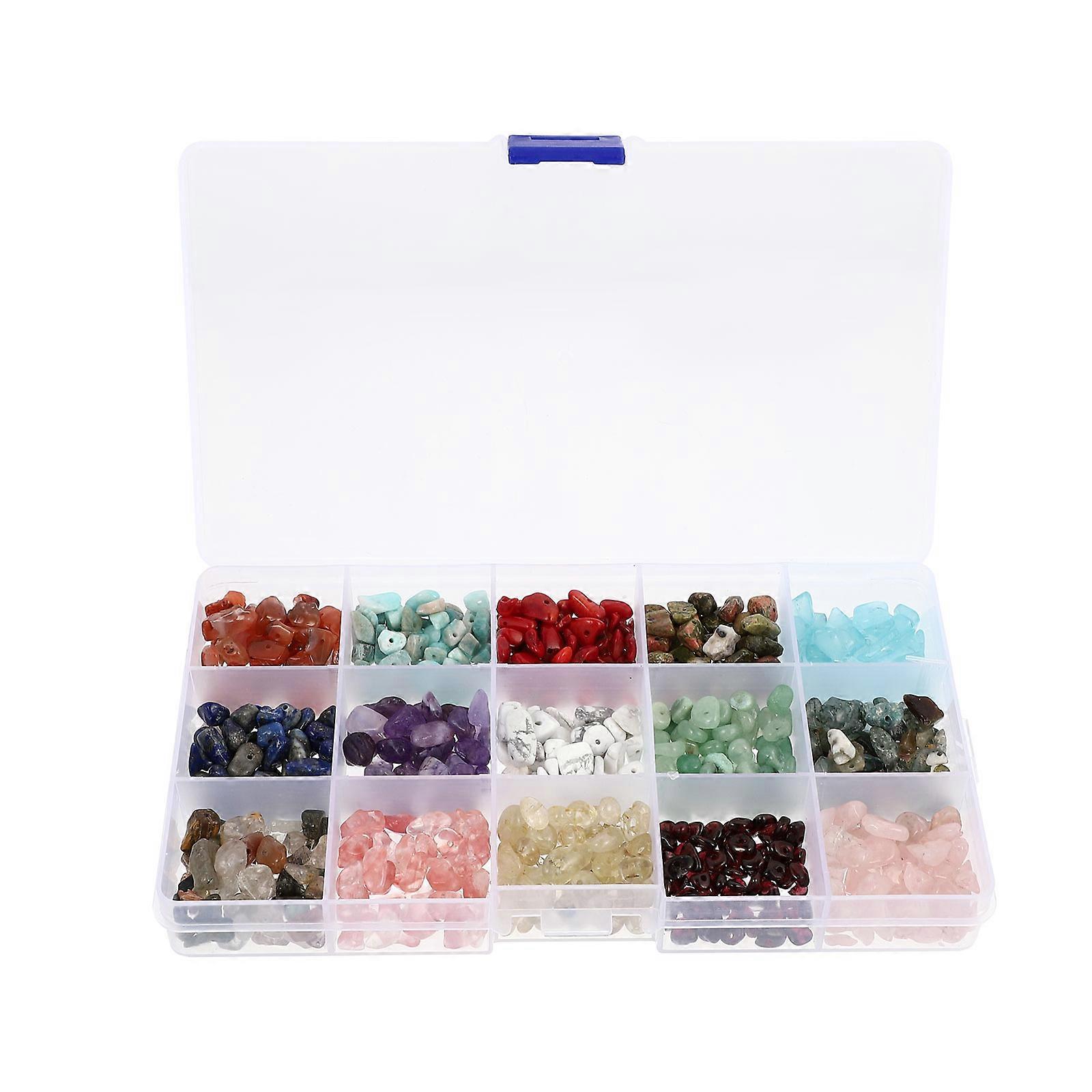 1 Box Assorted Color Synthetic Material Beads for Jewelry Making with Beautiful Patterns and