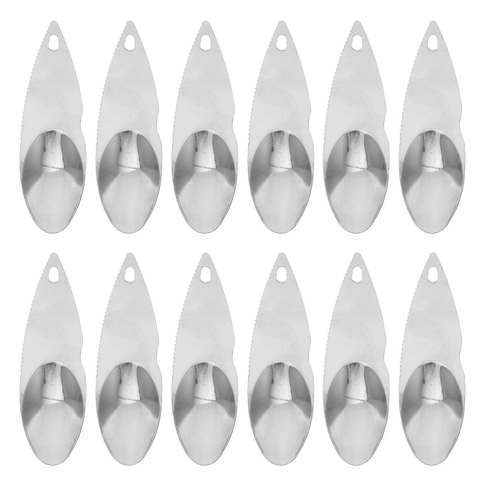 12pcs Kiwi Dig Spoon Kiwifruit Fruit Peeler Cutter Fruit Flesh Tool