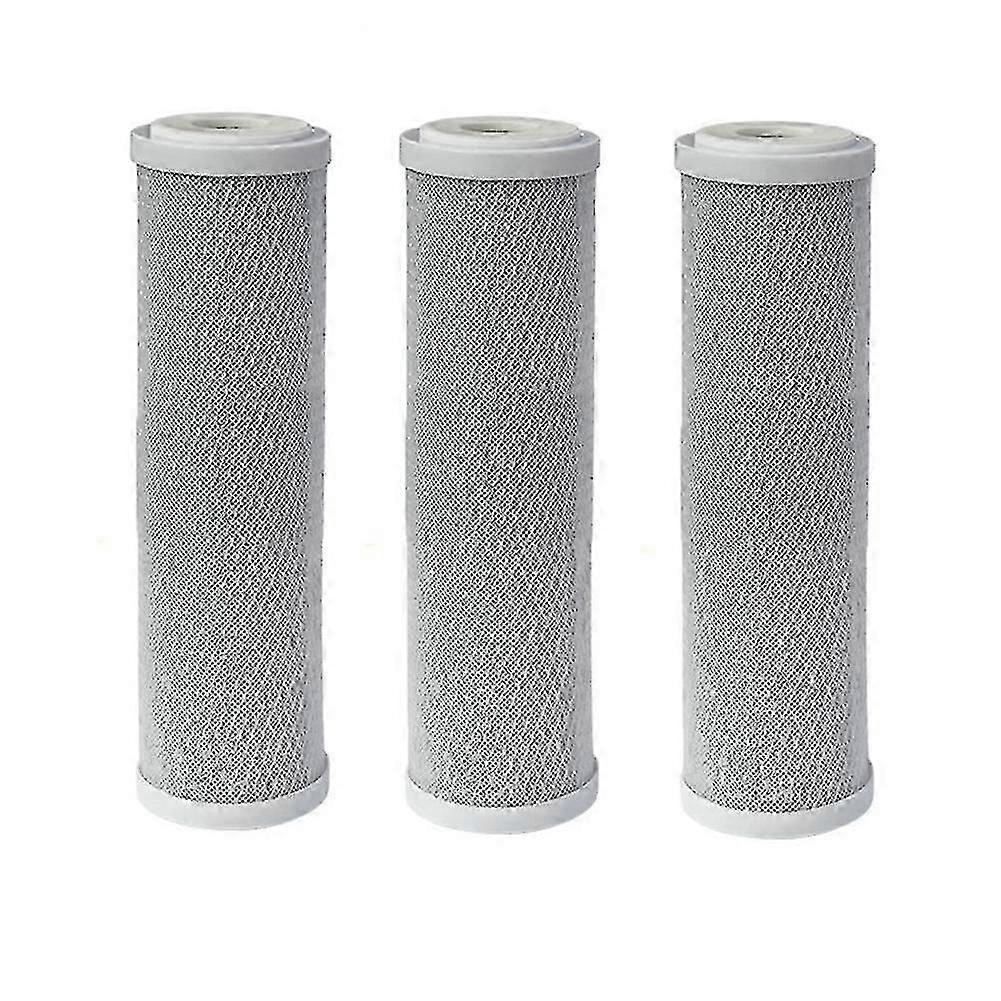 3 Stück 10" Cto Carbon Block Wasserfilterpatronen - Entfernen von Chlor und Gerüchen - EU Home Use