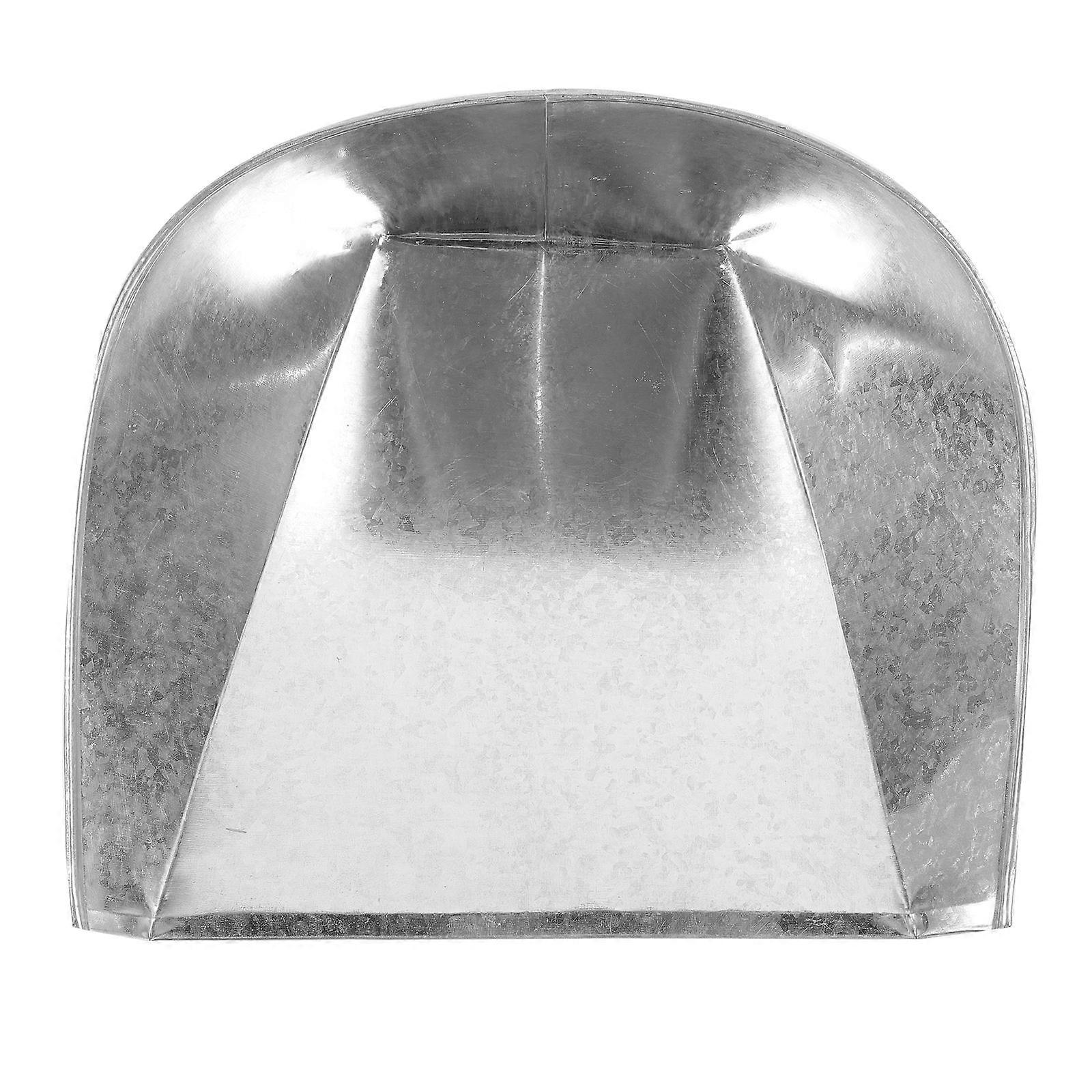 Durable Metal Dustpan Head for Home Use Silver Iron Material Well Made