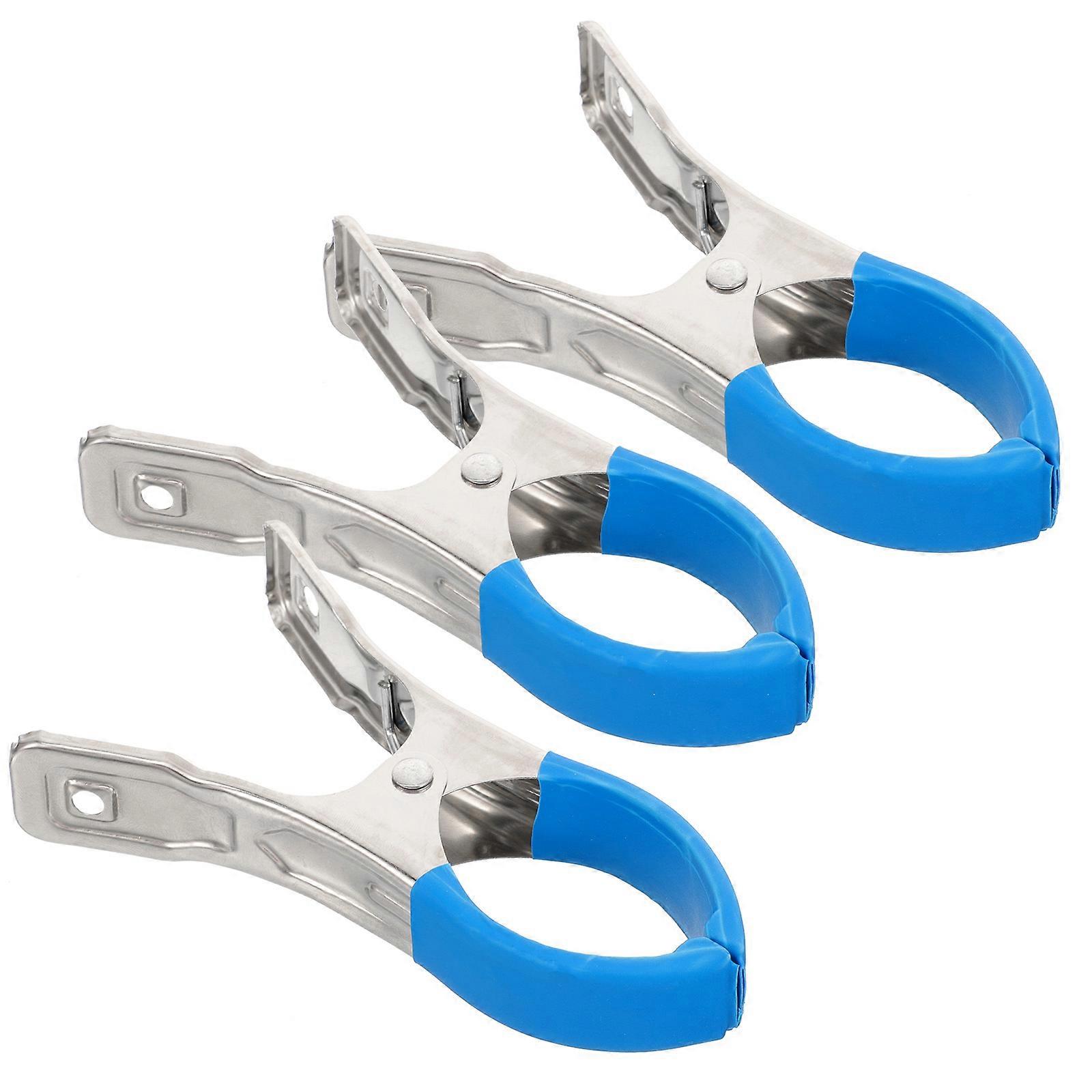 3pcs Stainless Steel Clarinet Indentation Clip Flute Button Key Pad Oboe Repair Part