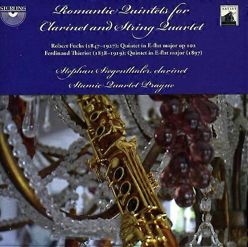 Stephan Siegenthaler - Romantic Quintets for Clarinet & String Quartet  [COMPACT DISCS] USA import