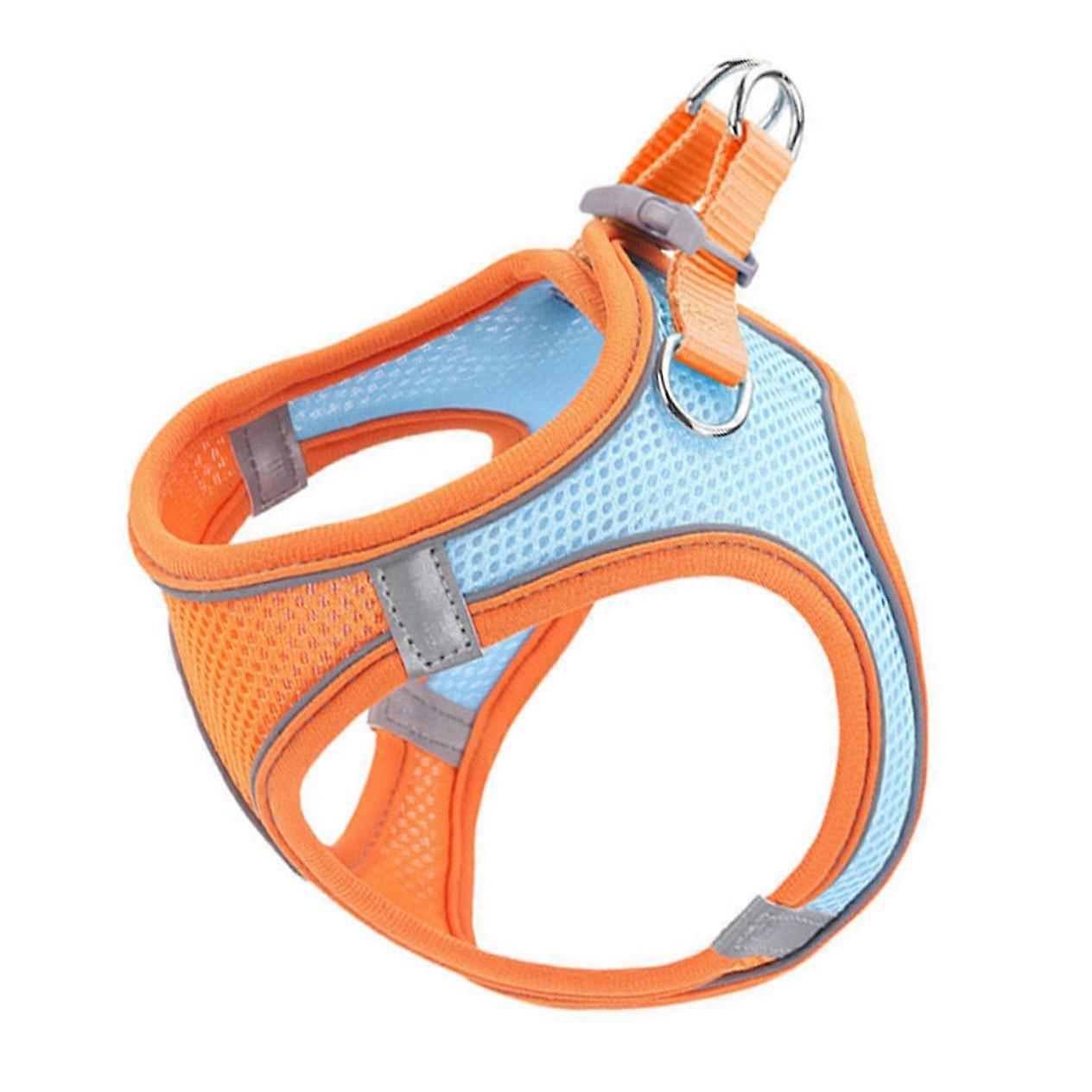 Reflective dog and cat harness
Breathable and durable leash for puppies and pets
Easytoclean leash and set design
Orange