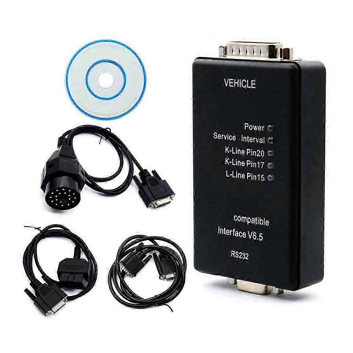 Pour Auto Carsoft 6.5 pour E30 / E36 / E46 / E34 / E39 / E53 / E32 avec interface PC RS232 Outil de diagnostic de voiture