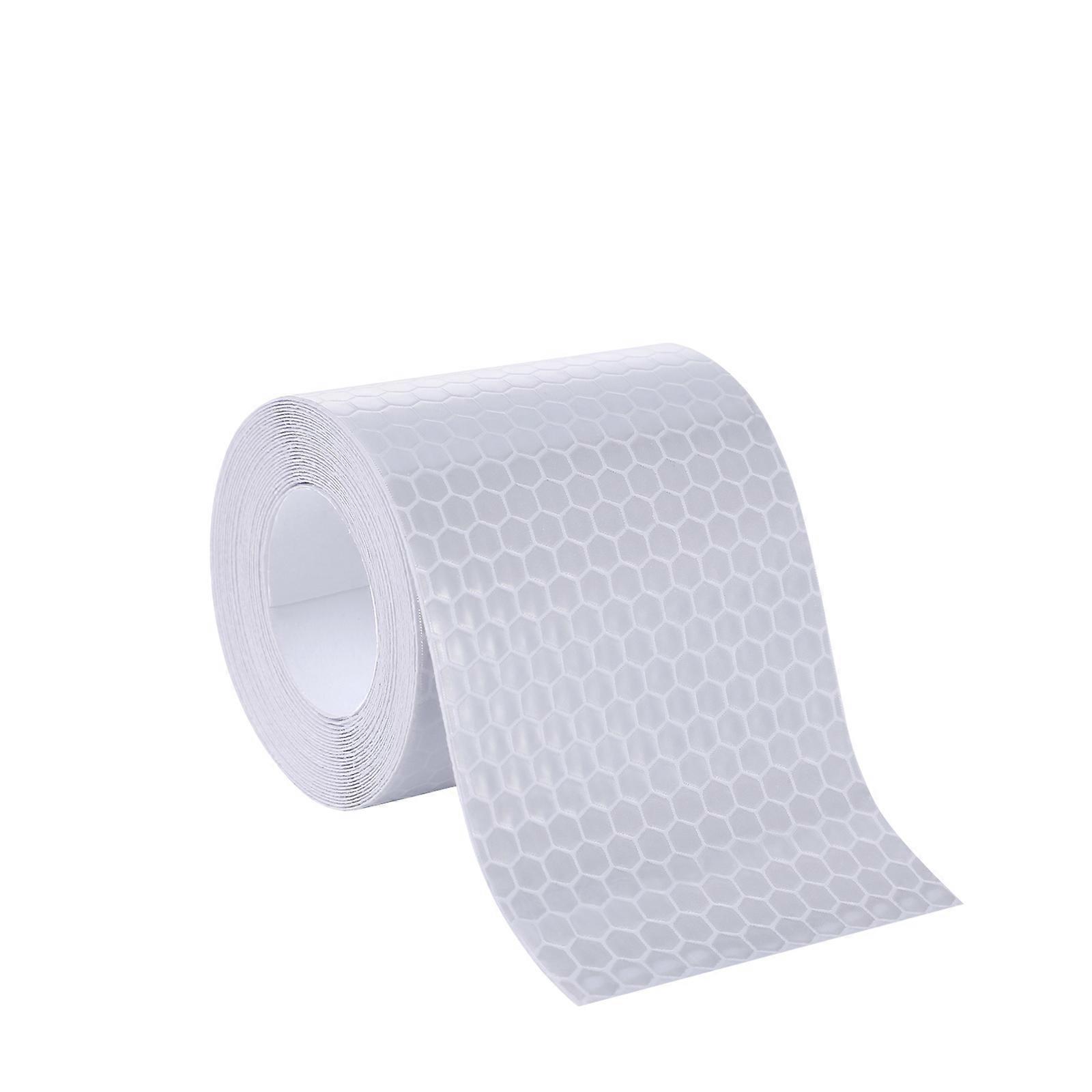 Reflective Warning Tape for Enhanced Night Visibility Silver to 10 Years Longevity 0.5 inch x 30 feet
