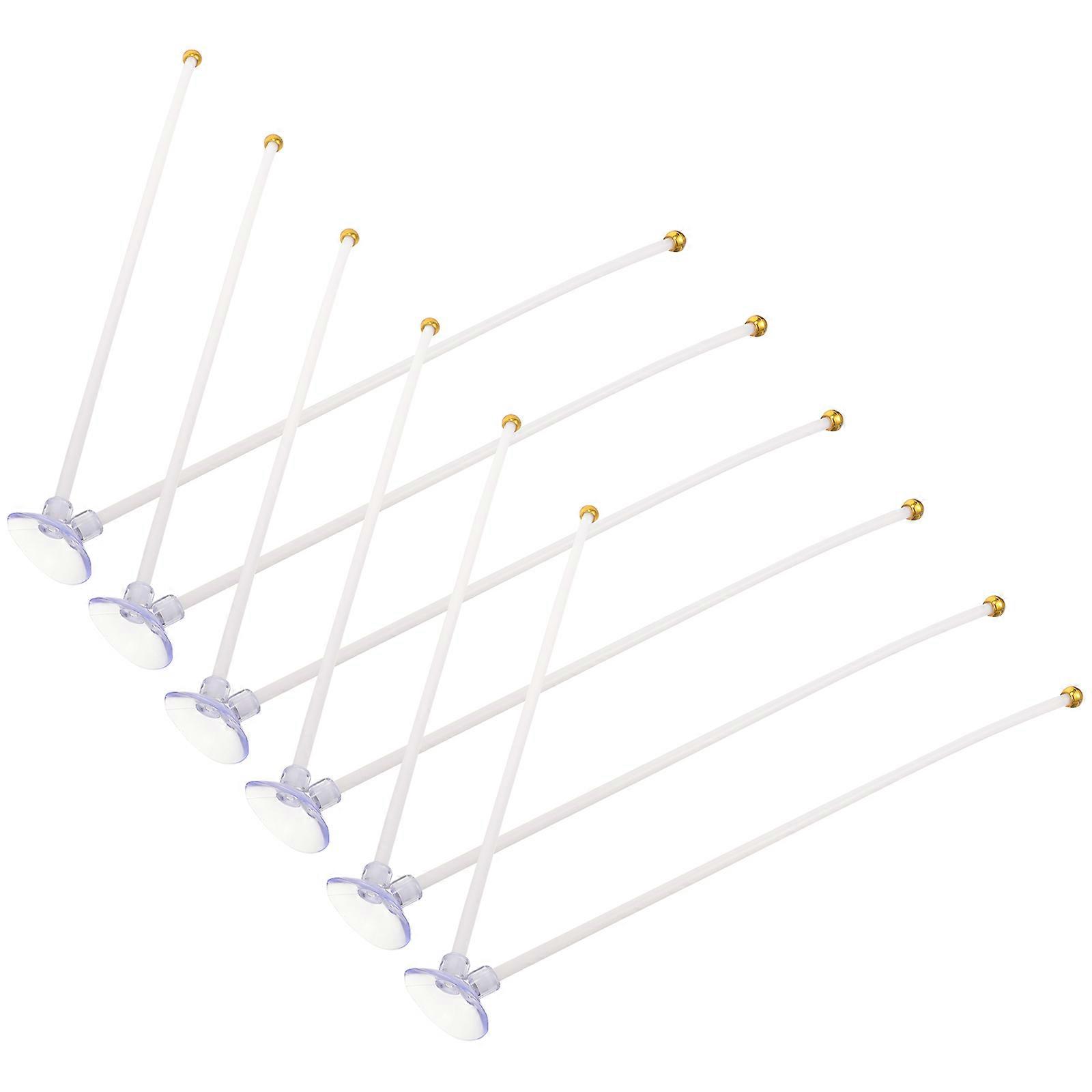 Suction Cup Flagpole Bracket Car Flag Mount for 6Pcs Plastic Holders