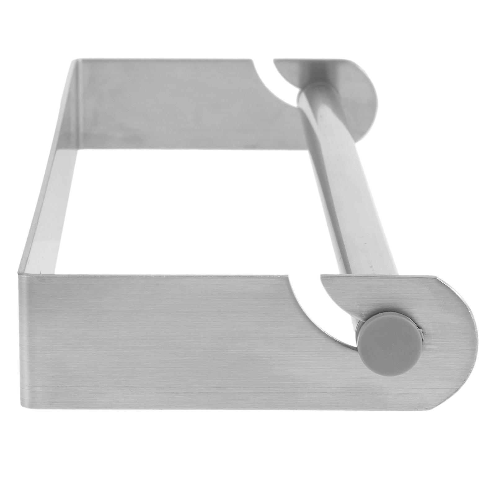 Brushed Finish Paper Towel Organizer Cling Film Rack 30X10Cm Ideal For Kitchen 1Pcs