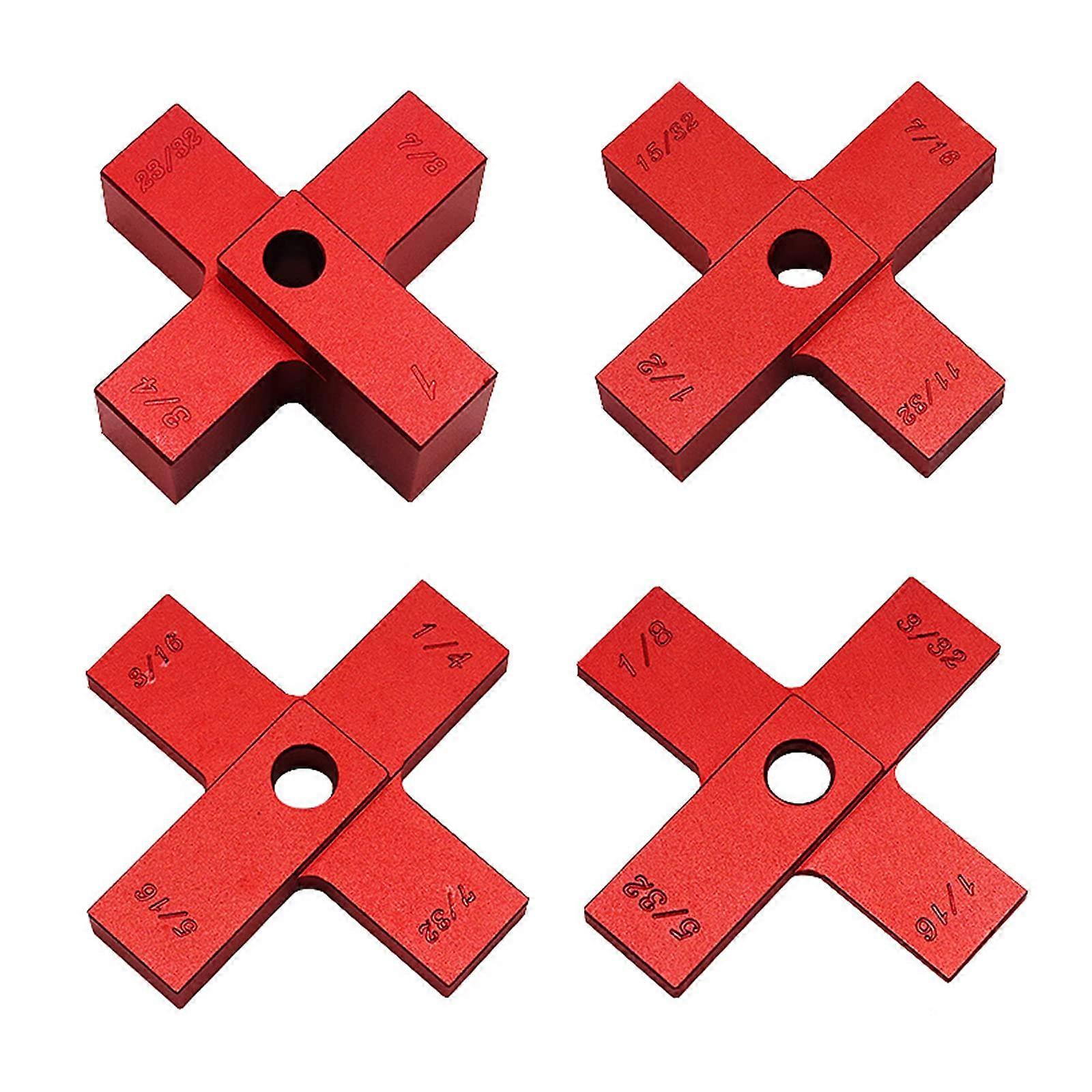 Cross Altimeter Measuring Ruler 4 Piece Set For Engraving Machine Table Electric Circular Woodworking