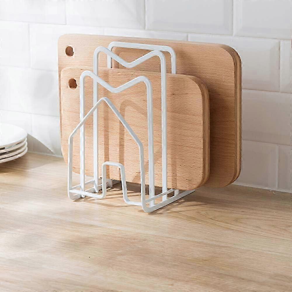2025 Kitchen Countertop Cutting Board Rack Chopping Board Organizer Stand Holder Pots Pan Lids Rack