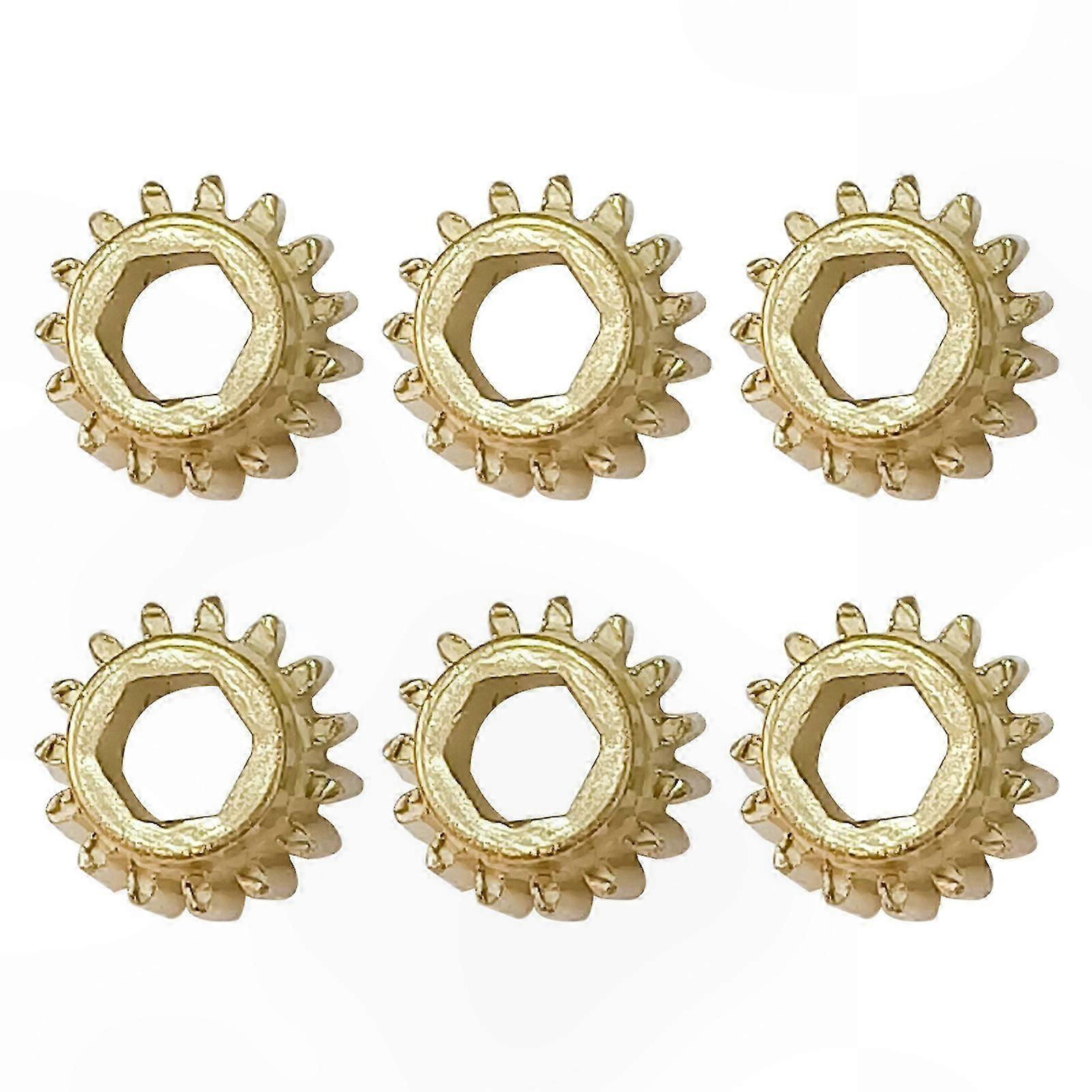 6-Pack Precision Guitar Tuning Pegs for Classical Instruments, Durable Metal Construction, Stable Performance