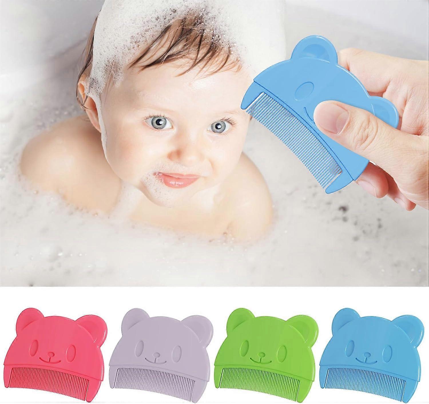 3pcs/1pc Cartoon Bear Shaped Comb, Baby Comb For Removing Cradle Cap Mini Comb For Infant Hair Washing Newborn Cradle Cap Removal P 257973919