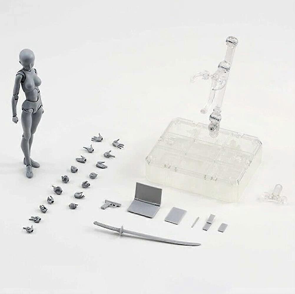 Articulated Drawing Mannequin for Artists, Movable Hand and Body Figure Model for Sketching, Women 2