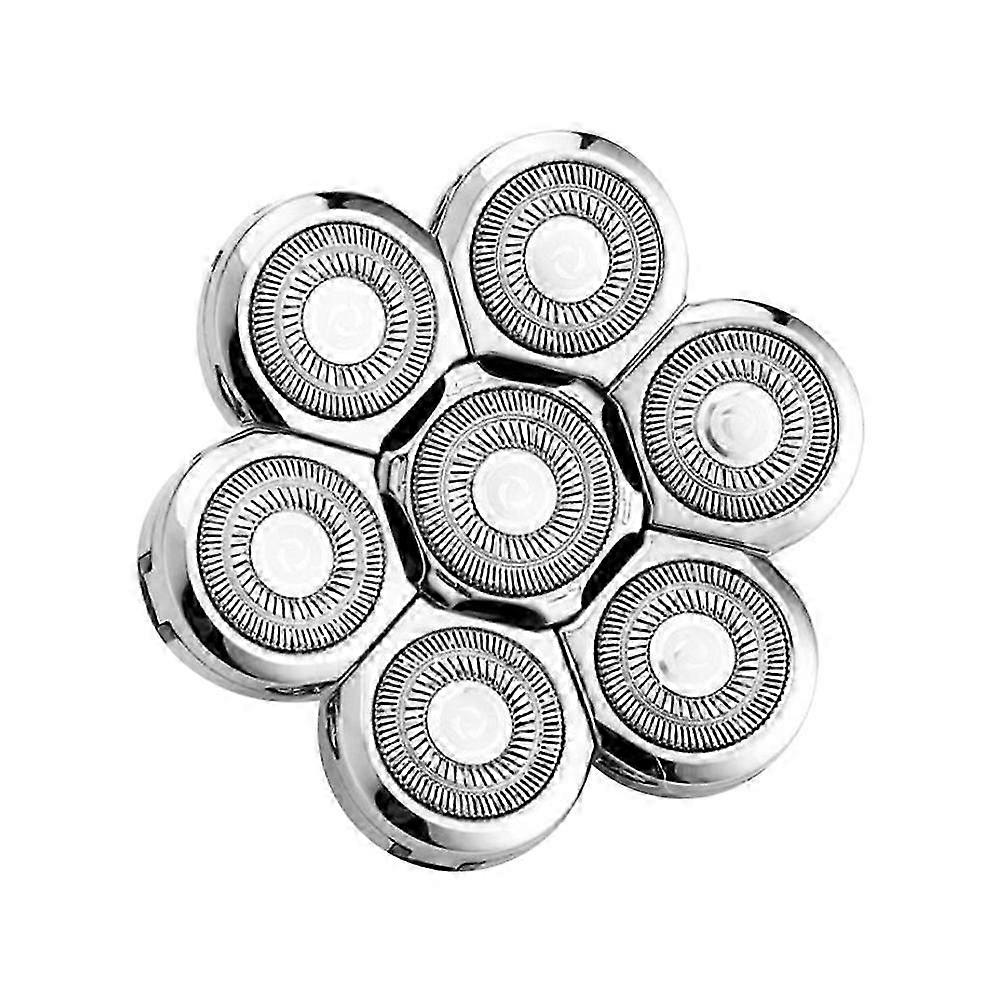 7D Electric Shaver Replacement Head - Waterproof Razor Blade with Flexible Floating Cutter for Face & Beard