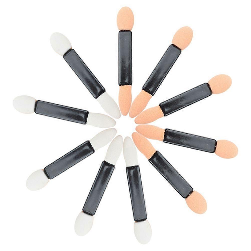 50pcs Dual Sided Eye Shadow Sponge Applicator Portable Eye Shadow Brush Makeup Tool for Women Girls