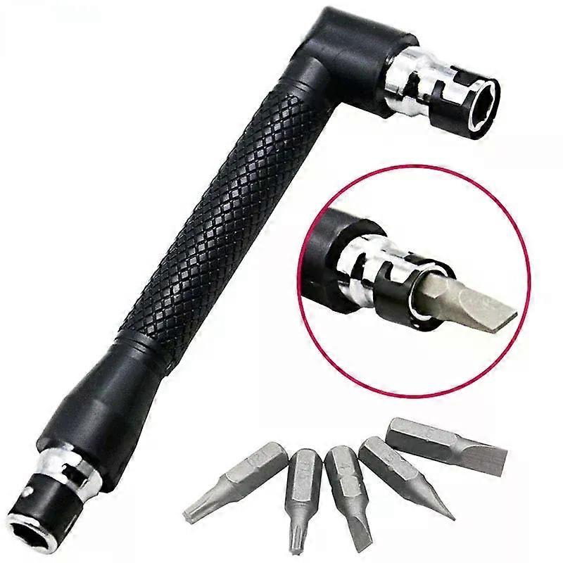 Mini L-Shaped Torque Wrench Double Head Screwdriver Mini Socket Spanner 1/4 635mm Bits Screwdriver Bit Drill Set Hand Tool