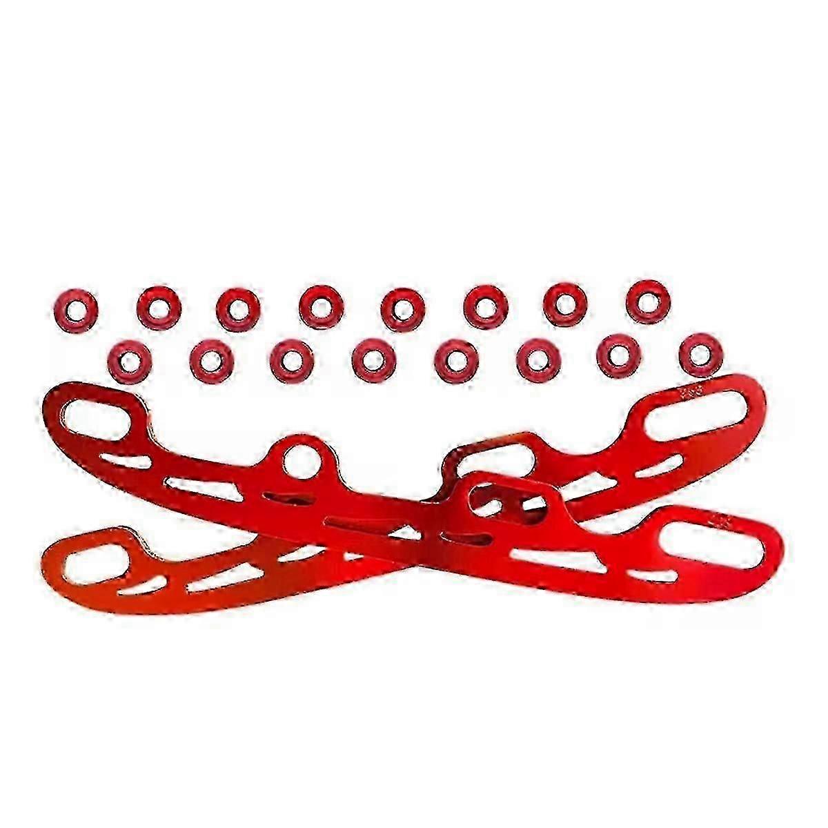 Vahvistettu Luistinterä & Jääkiekkoluistin Tarvikkeet - Pieni Punainen