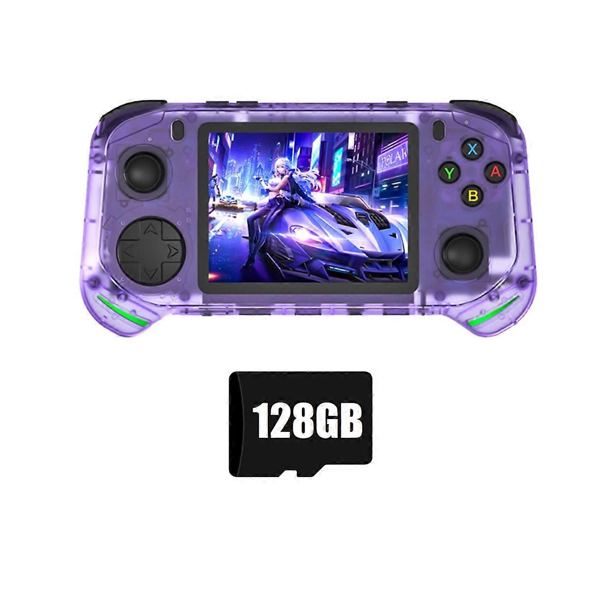RX6H Retro Handheld Video Game Console 128GB 20000+Games 3.5Inch IPS Screen Linux Pocket Player Sup