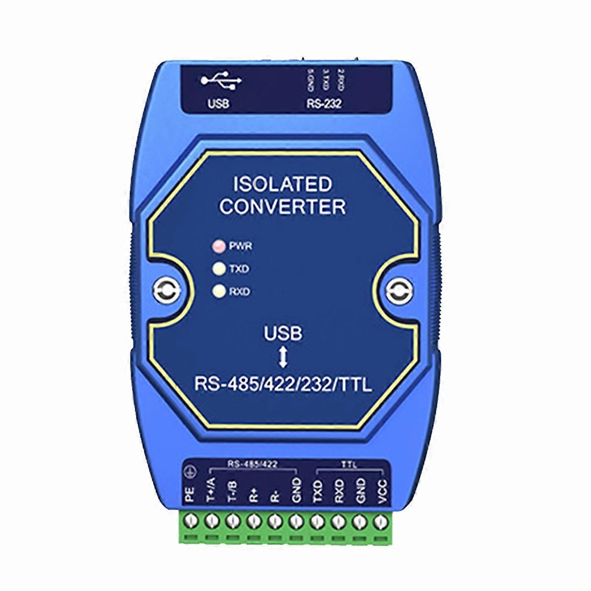 USB to RS485 RS422 RS232 TTL Industrial Converter CDSENET E810-U15C CH340 Power Signal Isolation Typ