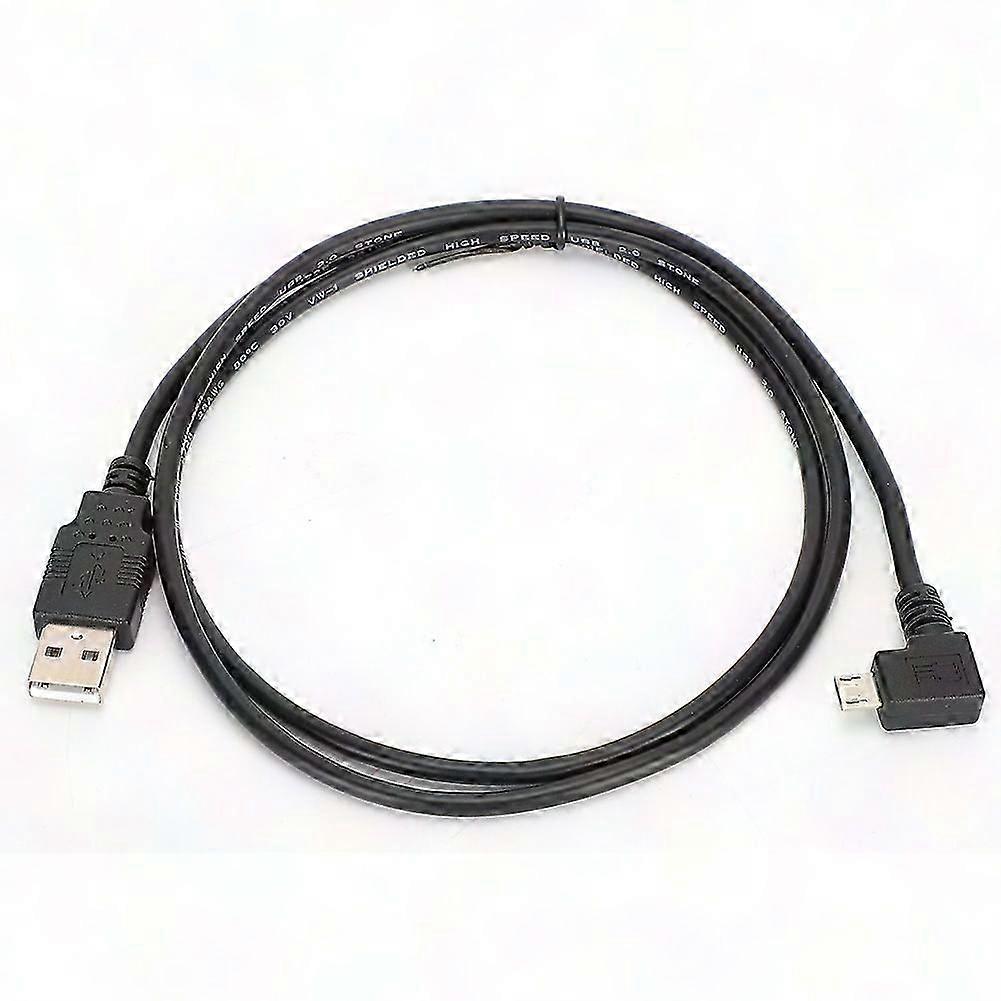 C0402 1m Right Angle Micro USB to USB Cable for Charging and Data Transfer