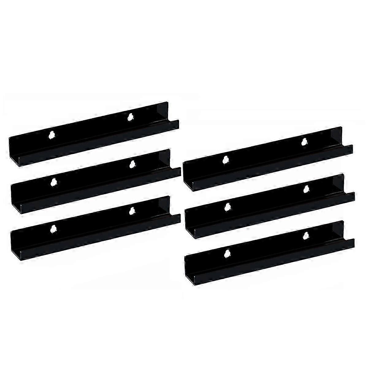 Acrylic Vinyl Record Floating Shelves 6 Pack, Acrylic Record Shelf for Display, Vinyl Record Display Holder(7Inch) A