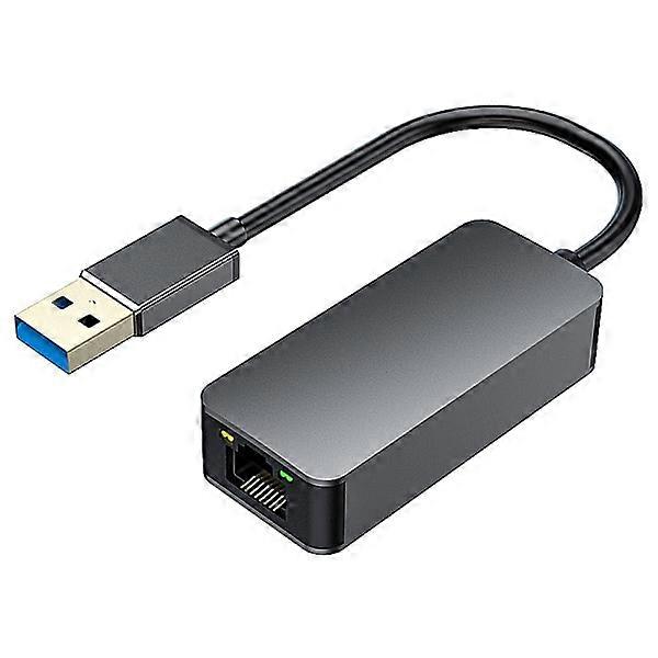 USB-A - RJ45 nätverksadapter grå