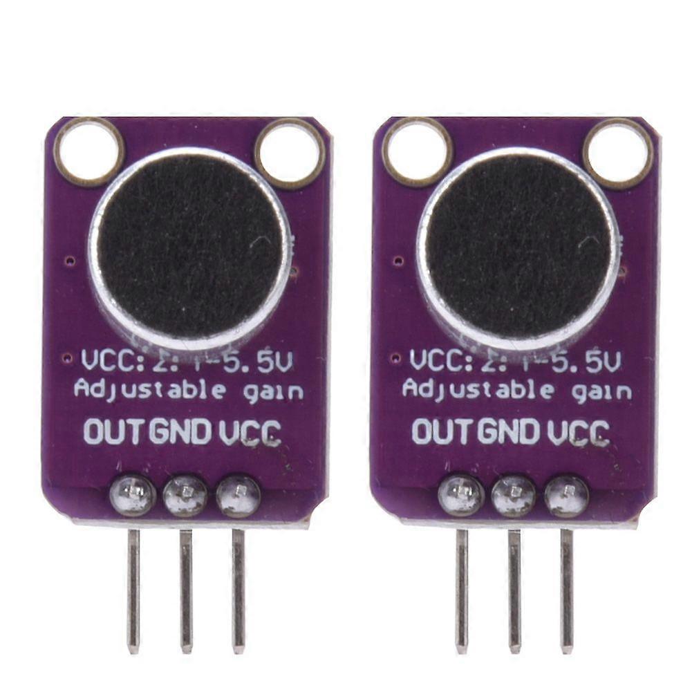 2Pcs Electret Microphone Amplifier Adjustable MAX4466 Electrical Equipment CMA-4544PF W