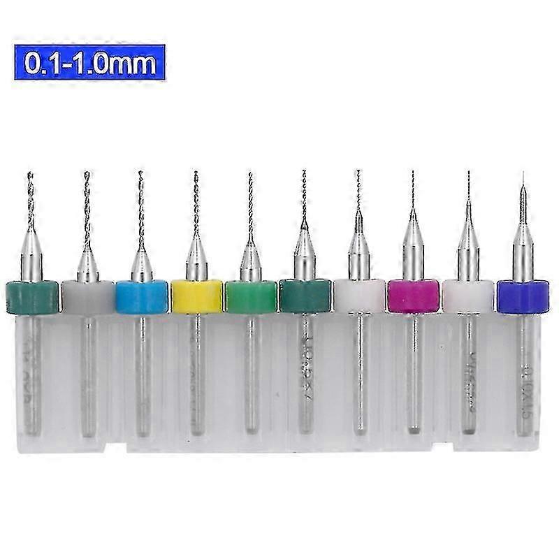2025 Metal Tungsten Steel Drill Bit Mini Micro Drilling Etching Drill Bit-PCB Circuit Board-Carbide Micro Printing Core Bit-DIY 1Set 0.1-1mm Electric