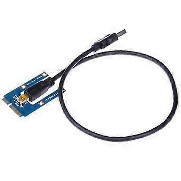 USB 3.0 Mini PCI-E to PCIe PCI Express 1X to 16X Extender Card Adapter Extension Cable for Mining