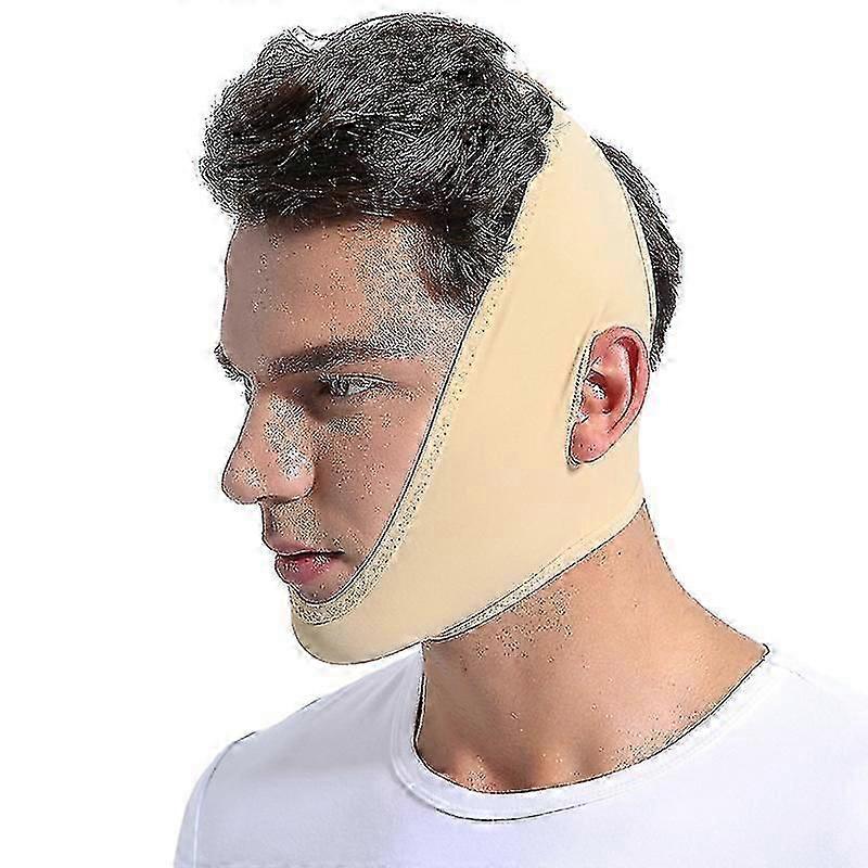 قناع ضمادة التخسيس للوجه مع تقنية تقليل الذقن المزدوجة للرجال والنساء