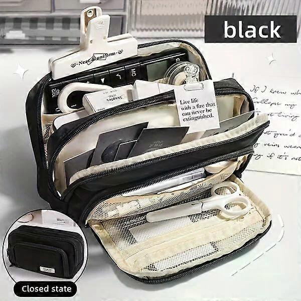 Multifunctional storage box, large space, portable and durable