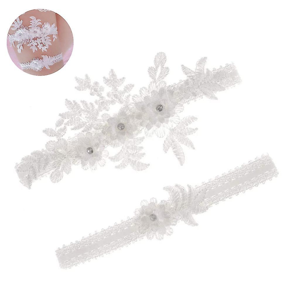 Bridal Lace Garter - Blue