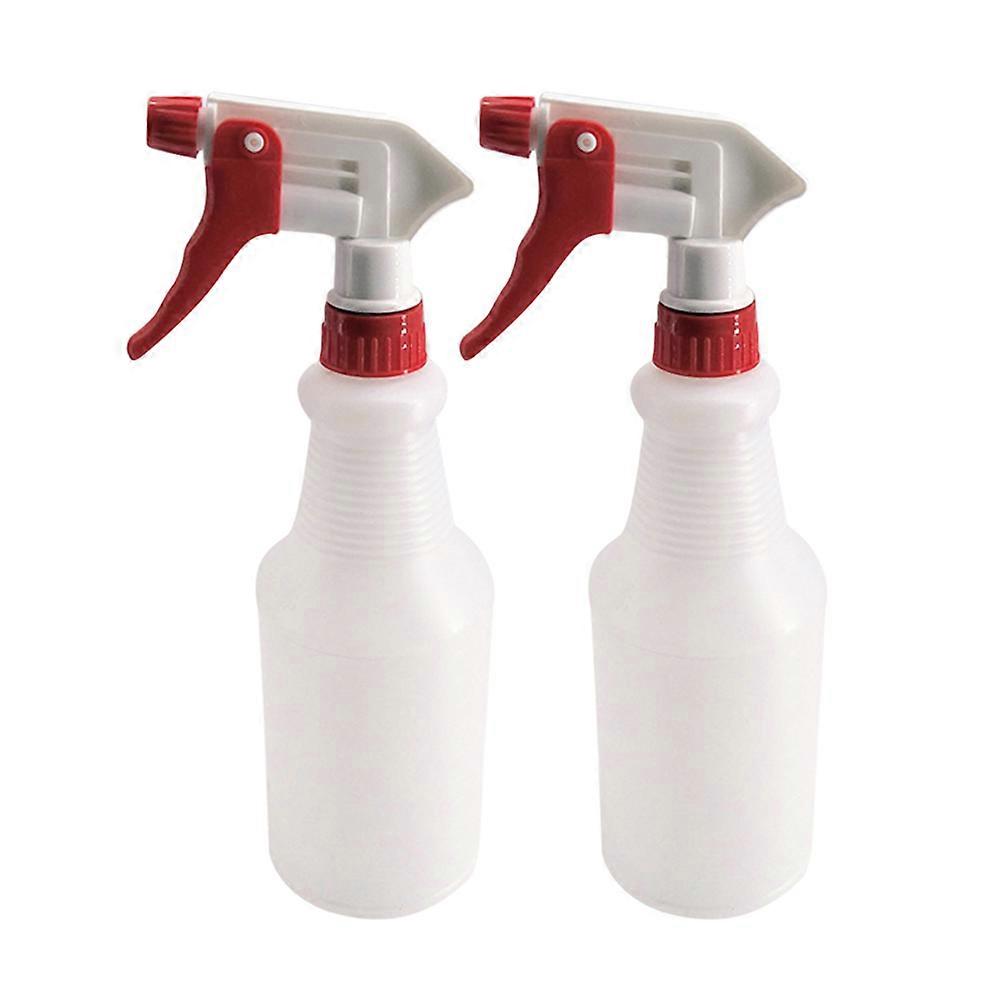 2pcs 750ML Car Cleaning Watering Can Thickened Alcohol Watering Pot Plastic Plants Sprayer Portable Empty Bottle (Red)