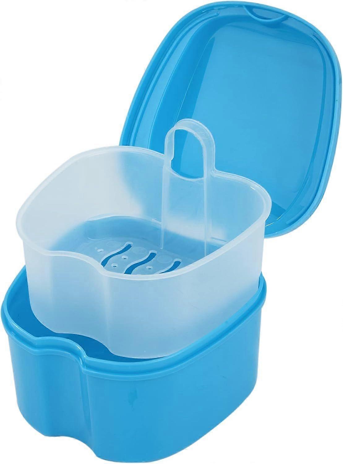 Denture Box Dental Prosthesis Box Retainer Container Storage Box with Hanging