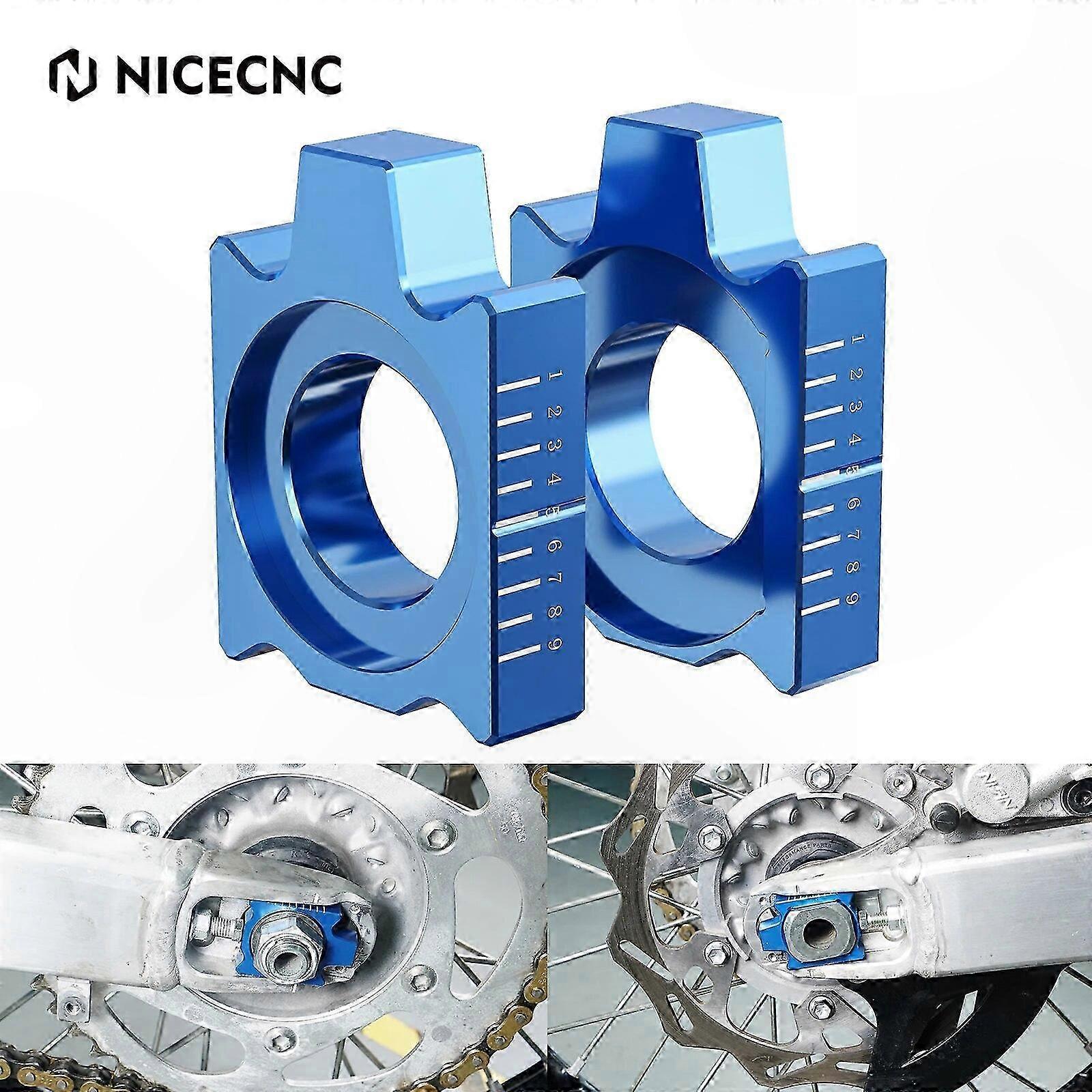 Motorcycle Rear Axle Block Chain Adjuster Fit for Multiple Models