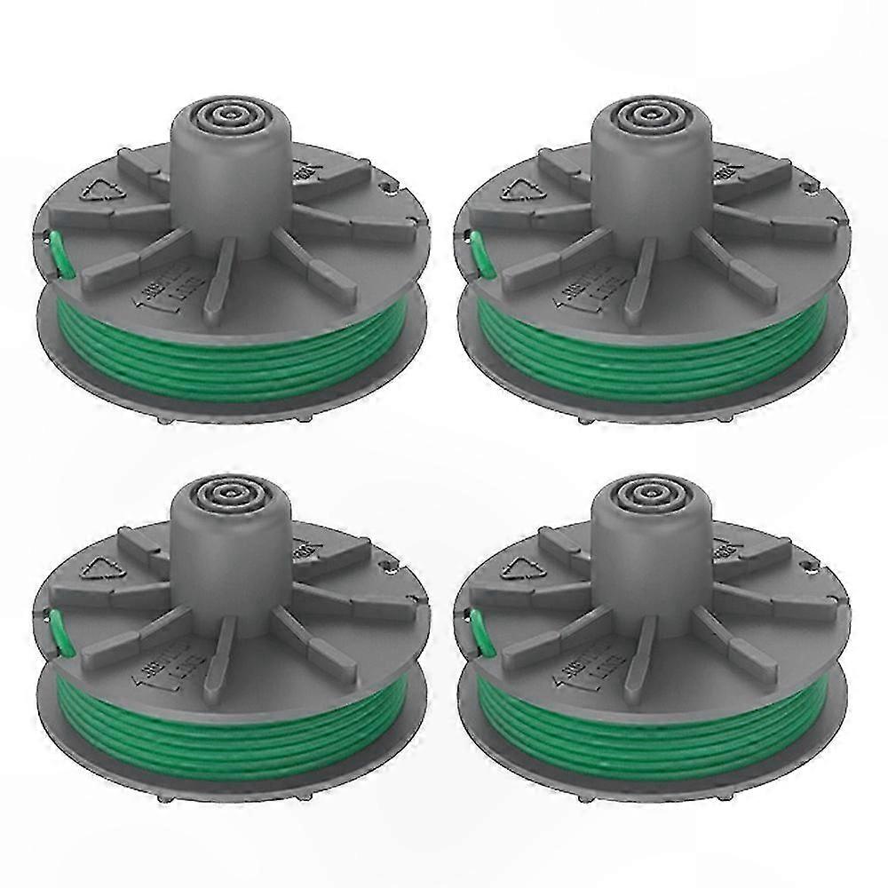 4-Pack Replacement Spools for 5309-20 Lawn Mower Compatible with Powercut Plus 650 30 Art.9811