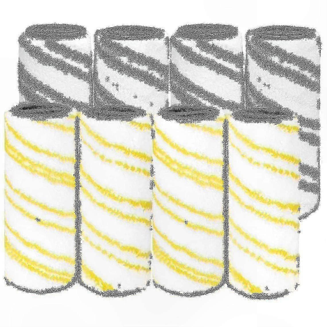 8-Piece Roller Set for Floor Cleaners Compatible with FC7, FC5, FC3 Models